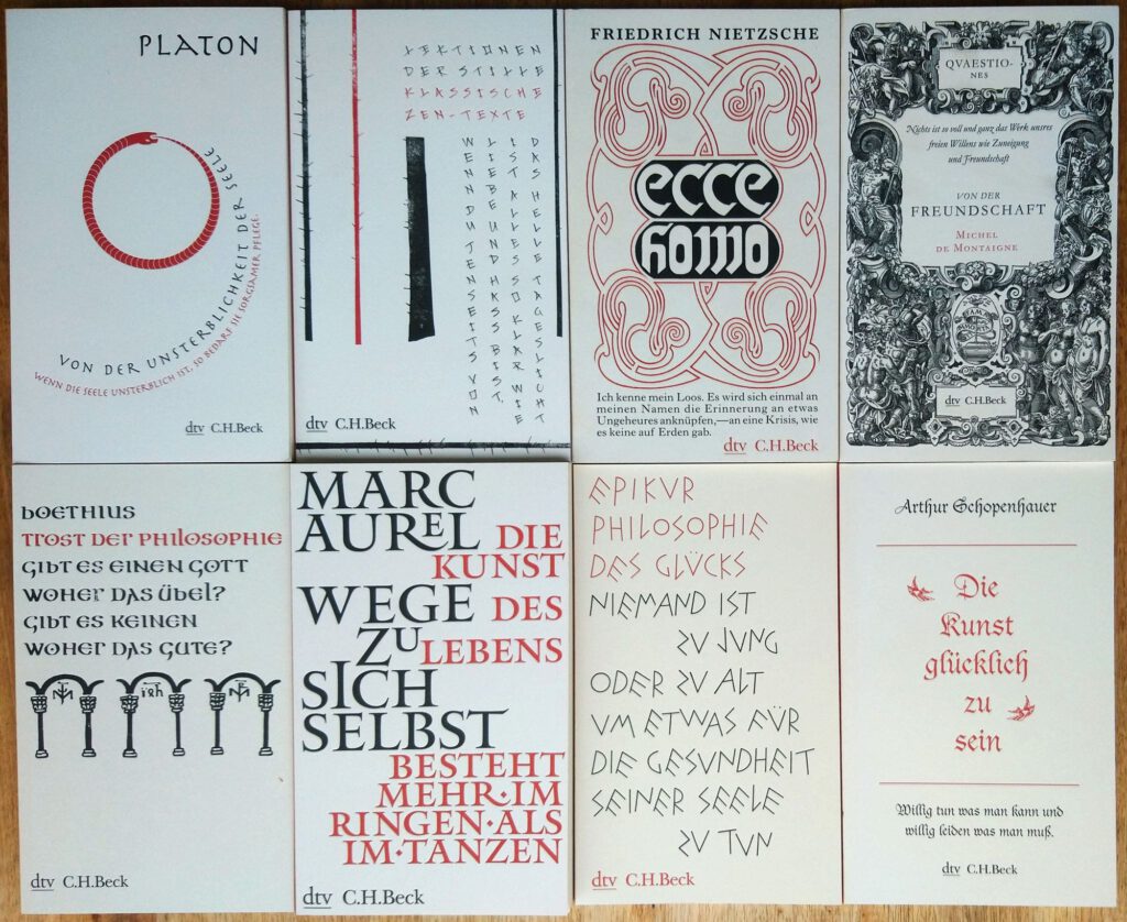 Auswahl aus ›Kleine Bibliothek der Weltweisheit. München: dtv und C.H.Beck (2005–)‹