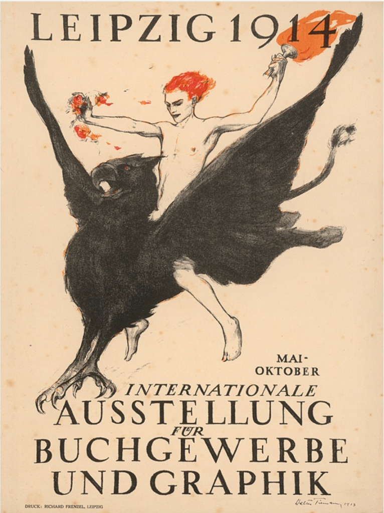 Offizielles Plakat der Bugra 1914 (Entwurf: Walter Tiemann)