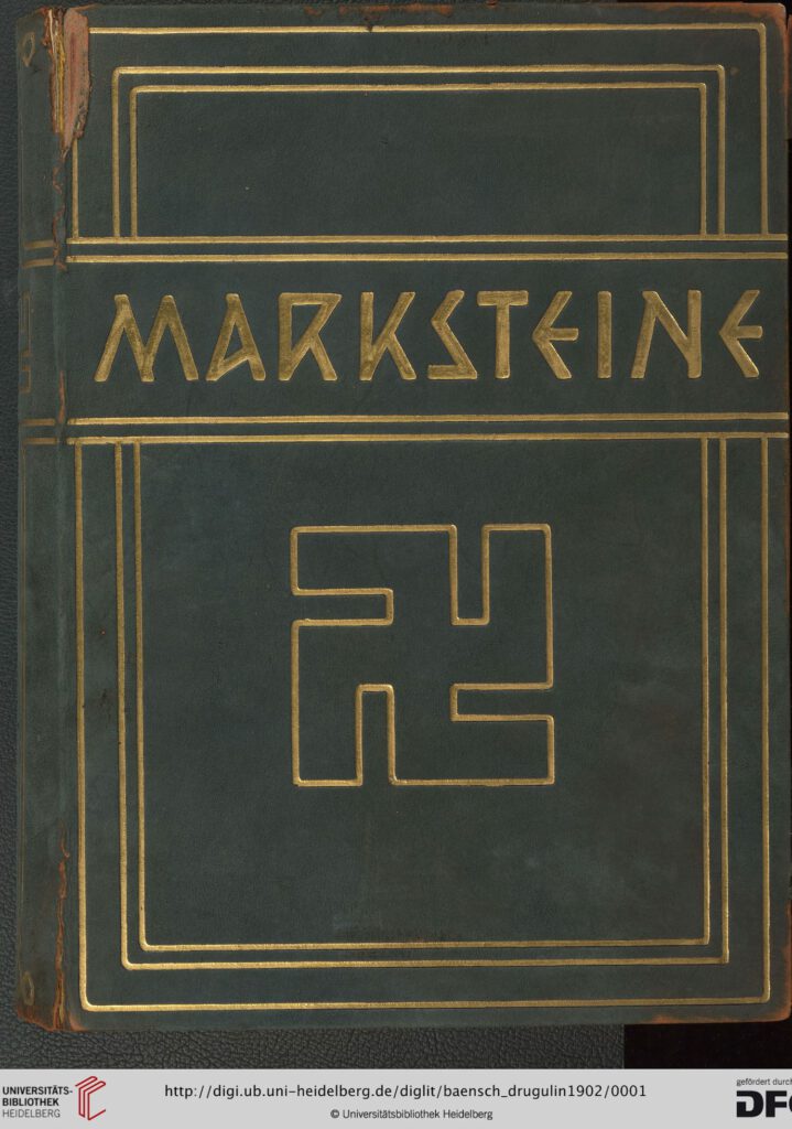 Baensch-Drugulin, Egbert Johannes (Hrsg.): Marksteine aus der Weltlitteratur in Originalschriften. Leipzig: Offizin W. Drugulin, 1902